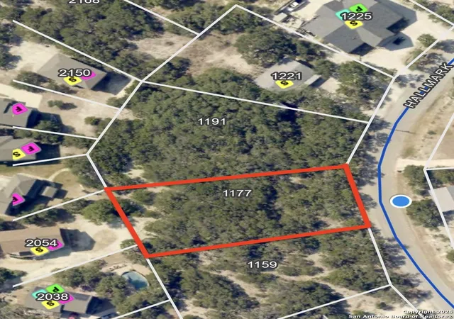 Photo 1 of Land for sale at 1177 Hallmark, Canyon Lake, TX 78133 | MLS# 1865301 | Listing updated on 2025-05-20