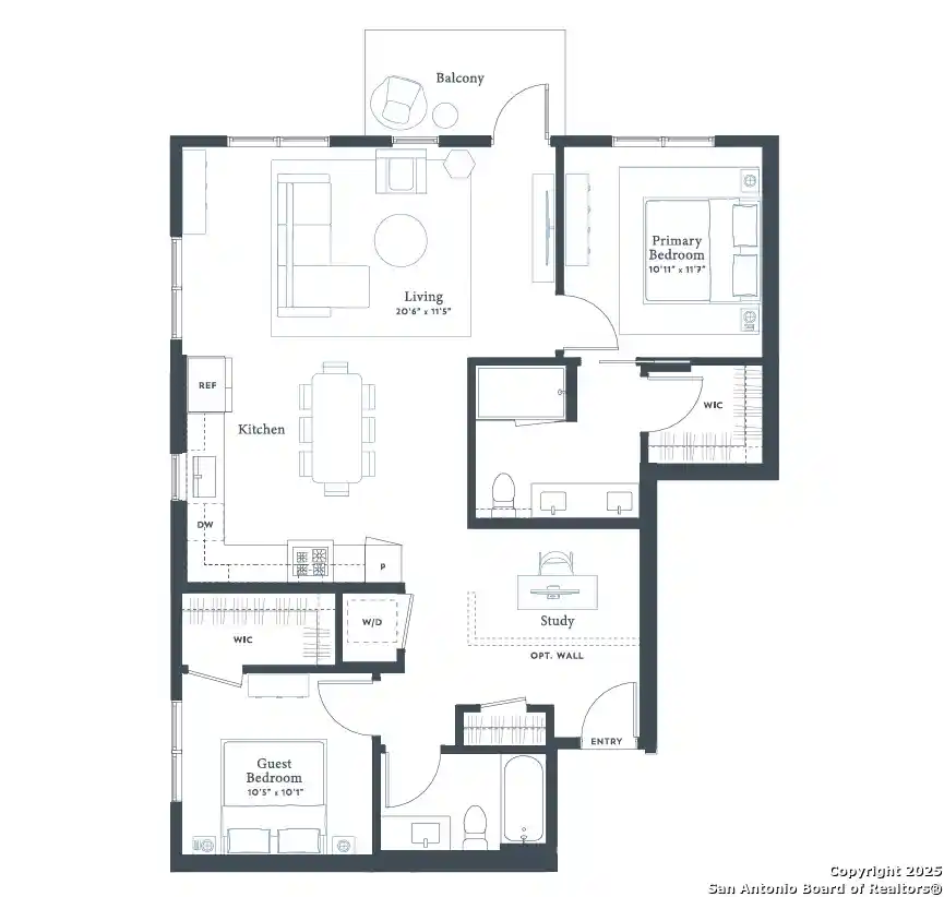 Listing Photo 2 - Condo for sale in 1302 2Nd located at 1302 2Nd, Taylor, TX 76574 - Unit #A401