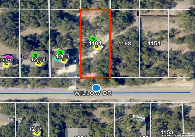 Photo 2 of Land for sale at 1184 Willow, Canyon Lake, TX 78133 | MLS# 1912521 | Listing updated on 2025-10-14