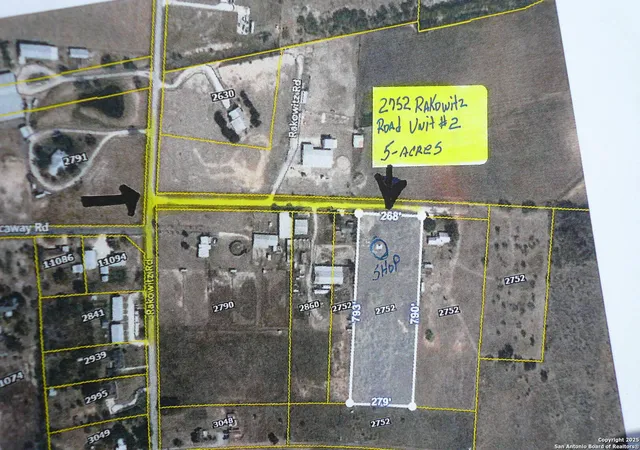 Photo 2 of Land for sale at 2752 Rakowitz Rd (lot 2), Adkins, TX 78101 | MLS# 1915509 | Listing updated on 2025-11-06