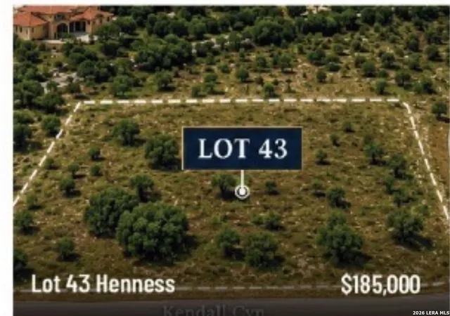 Photo 1 of Land for sale at Lot 43 Henness, San Antonio, TX 78255 | MLS# 1917696 | Listing updated on 2026-06-20