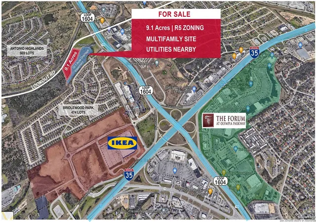 Photo 1 of Land for sale at 0 Lookout, San Antonio, TX 78233 | MLS# 1927108 | Listing updated on 2025-12-24