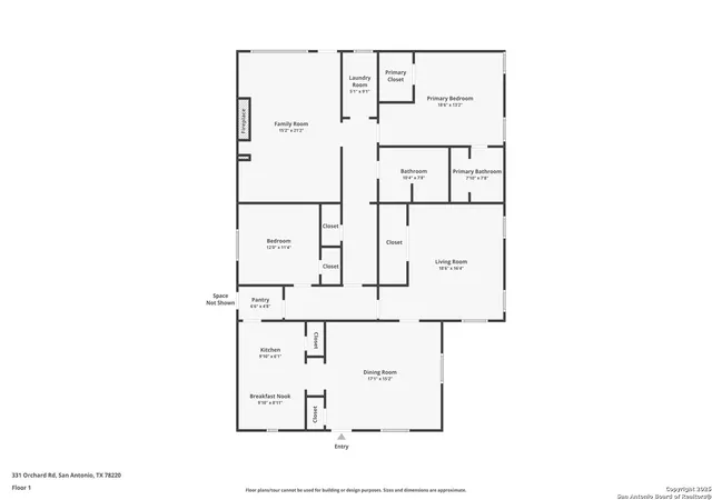 Photo 2 of Single family home for sale at 331 Orchard Rd, San Antonio, TX 78220 | MLS# 1928101 | Listing updated on 2025-12-23