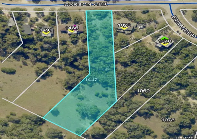 Photo 1 of Land for sale at 1447 Carson, Canyon Lake, TX 78133 | MLS# 1948595 | Listing updated on 2026-09-10
