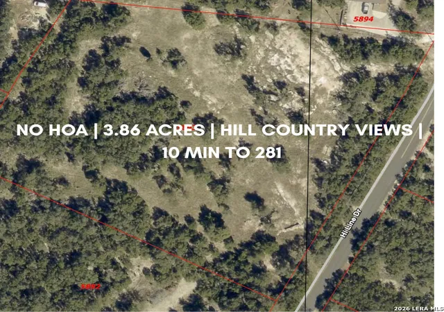 Photo 2 of Land for sale at 2219 Hiline, Bulverde, TX 78163 | MLS# 1949934 | Listing updated on 2026-06-26