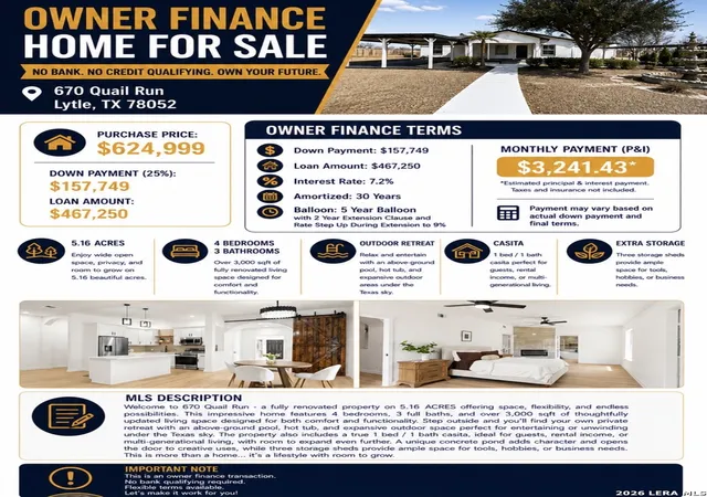 Homes for sale in Lytle, TX | 670 Quail Run, Lytle, TX 78052 | MLS# 1956796