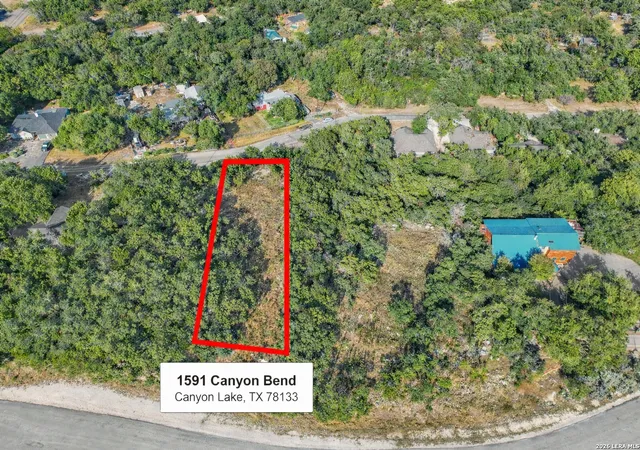 Photo 2 of Land for sale at 1591 Canyon Bend, Canyon Lake, TX 78133 | MLS# 1959694 | Listing updated on 2026-05-25