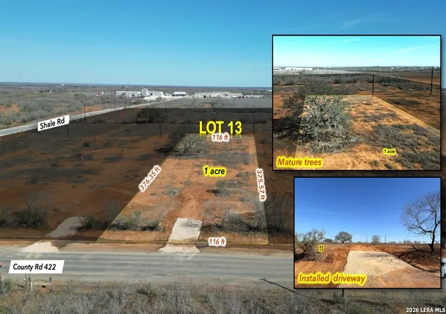 Photo 1 of Land for sale at 1607 County Road 422, Pleasanton, TX 78064 | MLS# 1961700 | Listing updated on 2026-07-07