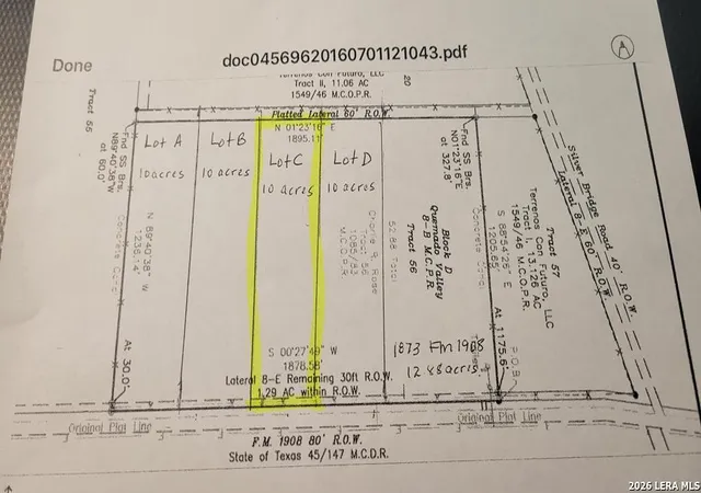 4th image of Lot C Fm 1908, Quemado, TX 78877 | MLS# 1979151