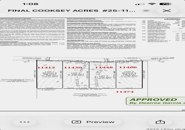 Photo 3 of Land for sale at 11412 Cooksey Rd, Adkins, TX 78101 | MLS# 1995533 | Listing updated on 2026-07-07
