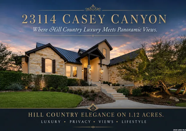 Photo 1 of Single family home for sale at 23114 Casey Canyon, San Antonio, TX 78255 | MLS# 2001716 | Listing updated on 2026-09-07