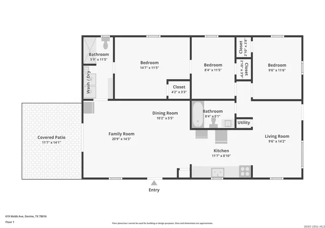 19th image of 619 Webb Ave, Devine, TX 78016 | MLS# 2003001