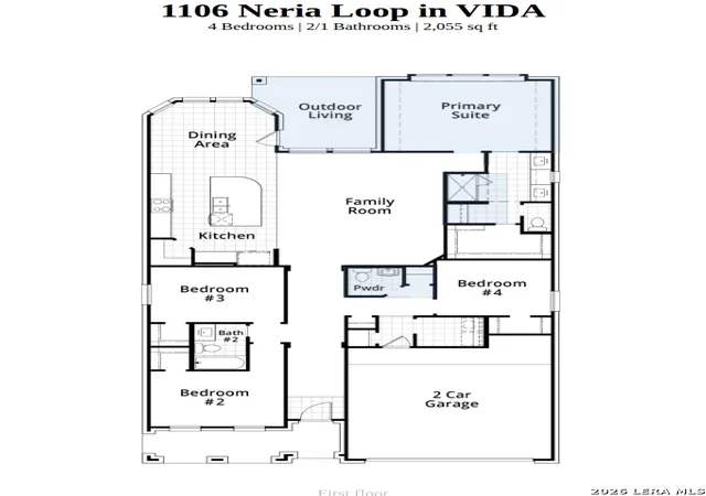 Photo 2 of Single family home for sale at 1106 Neria Loop, San Antonio, TX 78224 | MLS# 2006733 | Listing updated on 2026-08-25