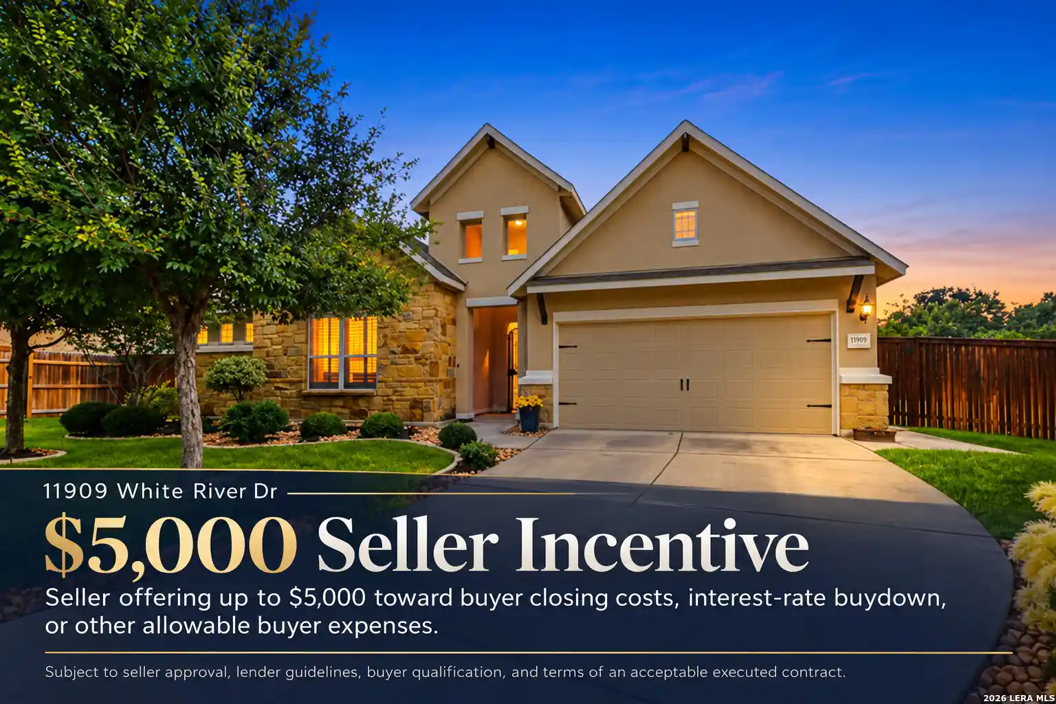 Single family home for sale at 11909 White River Dr, San Antonio, TX 78254 | MLS# 2016608