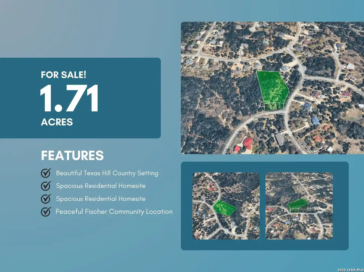 Photo 1 of Land for sale at 1058 Madrone Rd, Fischer, TX 78623 | MLS# 2024001 | Listing updated on 2026-10-26