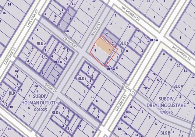 Photo 1 of Land for sale at 2613 Nagle St, Houston, TX 77004 | MLS# 39762843 | Listing updated on 2026-02-16