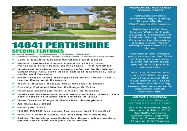 3rd image of 14641 Perthshire Rd, Houston, TX 77079 | MLS# 16467701