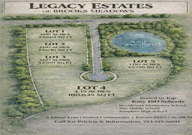 1st image of 26535 Willow Lot 5 Ln, Katy, TX 77494 | MLS# 34130967