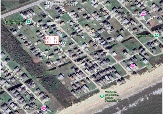 Photo 2 of Land for sale at Lot 10 & 11 Driftwood Ln, Port Bolivar, TX 77650 | MLS# 58409621 | Listing updated on 2026-07-14