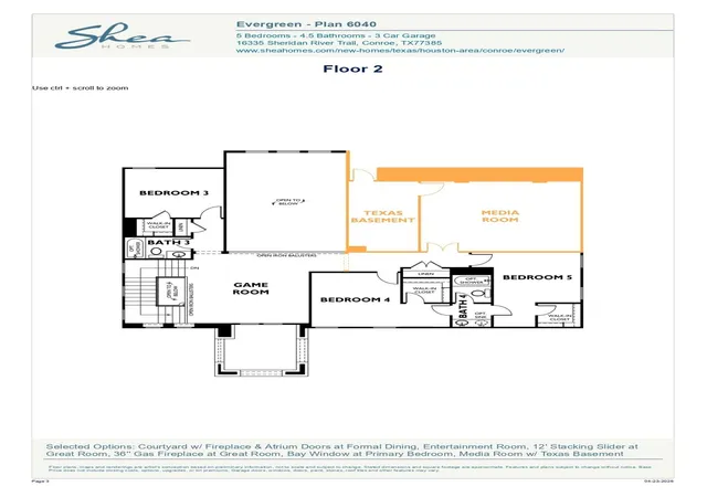 Photo 3 of Single family home for sale at 15948 Iris Meadow Dr, Conroe, TX 77302 | MLS# 23489511 | Listing updated on 2026-08-12