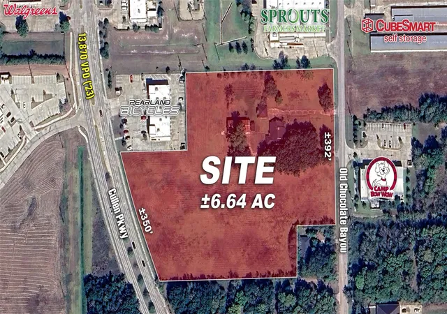Photo 2 of Land for sale at 2830 Old Chocolate Byp Rd, Pearland, TX 77584 | MLS# 36576544 | Listing updated on 2026-04-22
