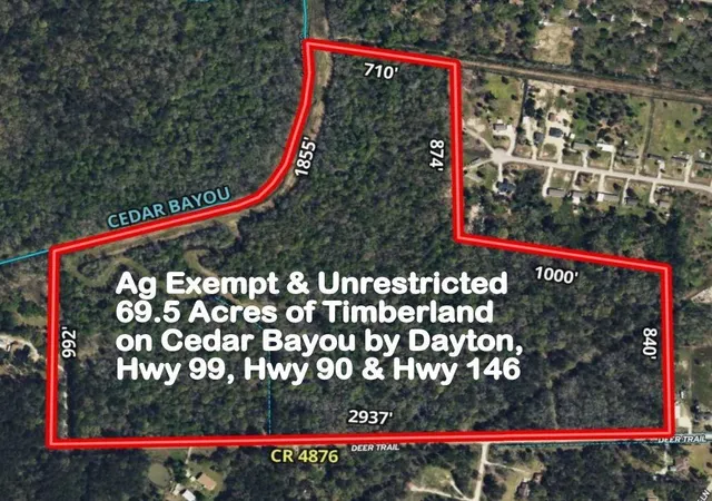 Photo 1 of Land for sale at 0 County Rd 4876, Dayton, TX 77535 | MLS# 44845041 | Listing updated on 2026-04-17