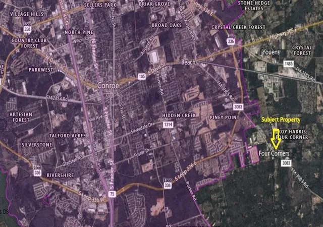 Photo 2 of Land for sale at 10945 Jefferson Chemical Rd, Conroe, TX 77301 | MLS# 69540515 | Listing updated on 2026-07-23
