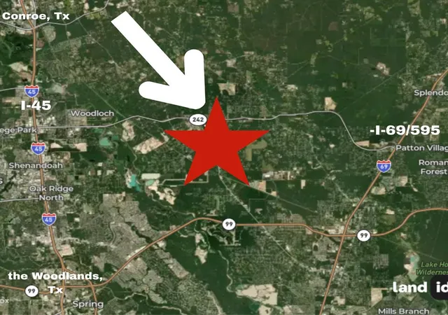 Photo 2 of Land for sale at Tbd State Hwy 242, Conroe, TX 77302 | MLS# 88314847 | Listing updated on 2026-02-05