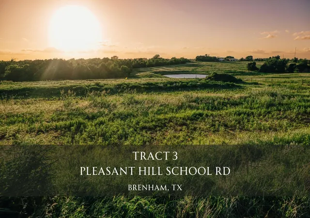 Photo 1 of Land for sale at Tract 3 Pleasant Hl School Rd, Brenham, TX 77833 | MLS# 52434405 | Listing updated on 2026-06-13