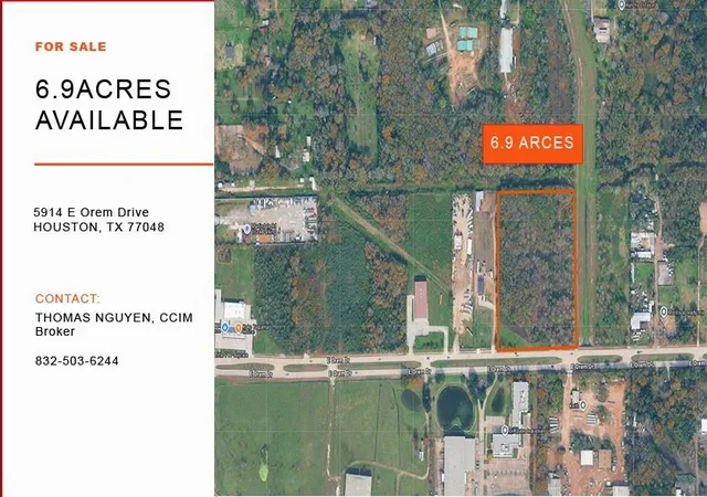 Photo 1 of Land for sale at 5914 E Orem Dr, Houston, TX 77048 | MLS# 29208745 | Listing updated on 2026-07-06