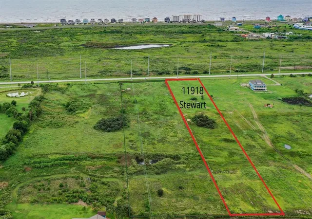 Photo 2 of Land for sale at 11918 Stewart Road, Galveston, TX 77554 | MLS# 43829074 | Listing updated on 2026-06-16