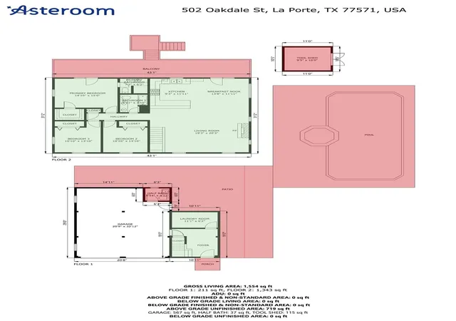 34th image of 502 Oakdale St, La Porte, TX 77571 | MLS# 60401504