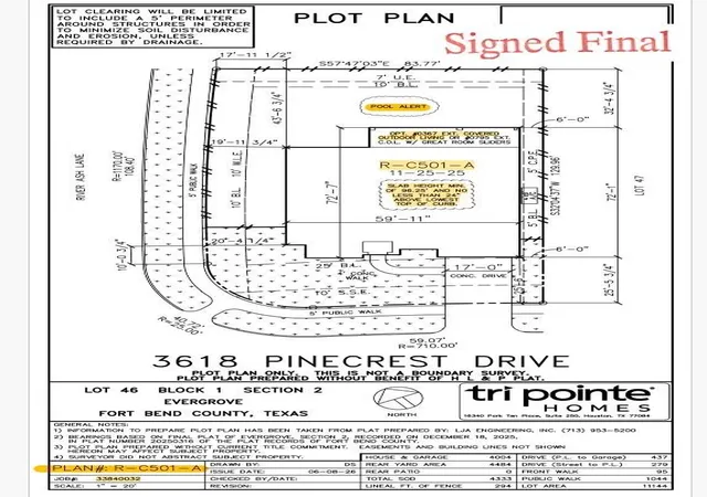 Photo 3 of Single family home for sale at 3618 Pinecrest Dr, Richmond, TX 77406 | MLS# 4563390 | Listing updated on 2026-08-25