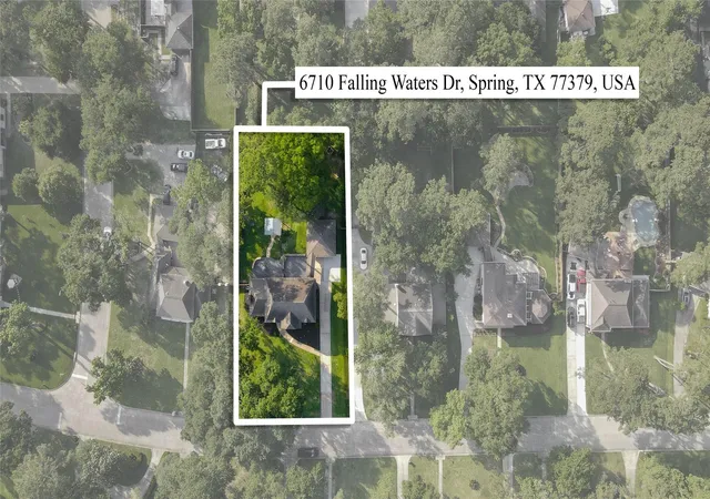 Photo 3 of Single family home for sale at 6710 Falling Waters Dr, Spring, TX 77379 | MLS# 10673324 | Listing updated on 2026-08-15