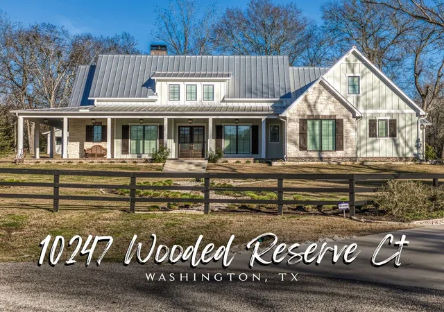 Photo 1 of Single family home for sale at 10247 Wooded Reserve Ct, Washington, TX 77880 | MLS# 7352195 | Listing updated on 2026-06-02