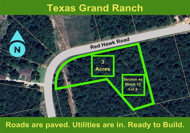 Photo 1 of Land for sale at 4a 12 9 Red Hawk Rd, Huntsville, TX 77340 | MLS# 16662005 | Listing updated on 2026-09-11