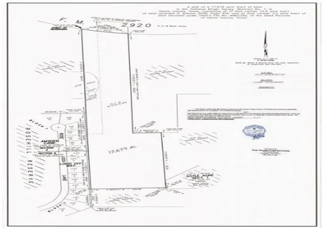 Photo 3 of Land for sale at 0 Fm 2920, Tomball, TX 77377 | MLS# 55652770 | Listing updated on 2026-03-26
