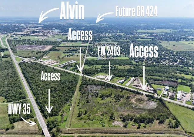 Land for sale at 3628 Fm 2403, Alvin, TX 77511 | MLS# 40540631 | Listing updated on 2025-10-02