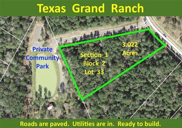 1st image of 1 2 33 Dedication Trl, Huntsville, TX 77340 | MLS# 47627743