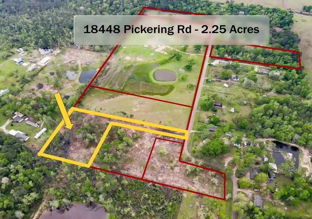 Photo 1 of Land for sale at 18448 Pickering Rd, Conroe, TX 77302 | MLS# 48928222 | Listing updated on 2026-07-01