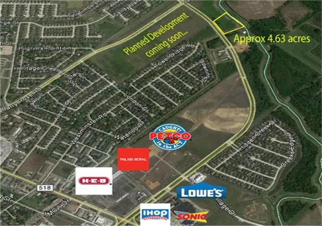 Photo 1 of Land for sale at 000 Pearland Pkwy, Pearland, TX 77581 | MLS# 64495415 | Listing updated on 2023-12-17