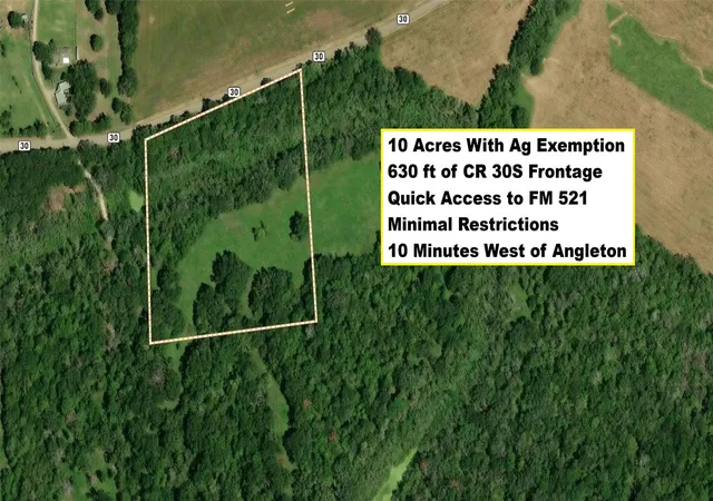 Photo 1 of Land for sale at Lot A County Rd 30s, Angleton, TX 77515 | MLS# 82855652 | Listing updated on 2026-06-24