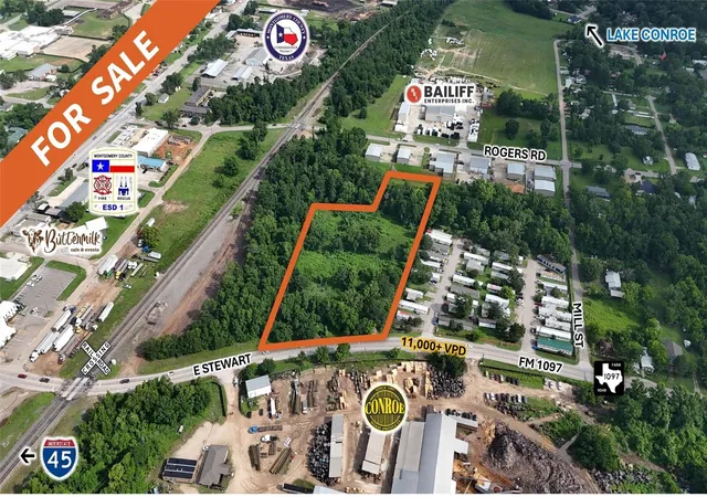 Photo 1 of Land for sale at 301 Fm 1097 E, Willis, TX 77318 | MLS# 22164473 | Listing updated on 2026-07-15
