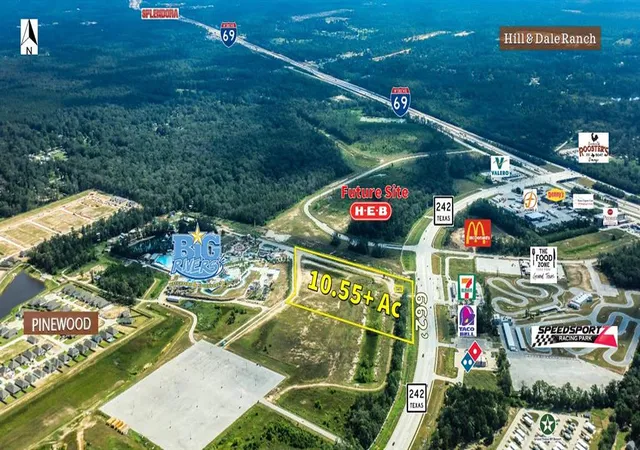 Photo 3 of Land for sale at 23019 Hwy 242, New Caney, TX 77357 | MLS# 85296695 | Listing updated on 2026-08-07