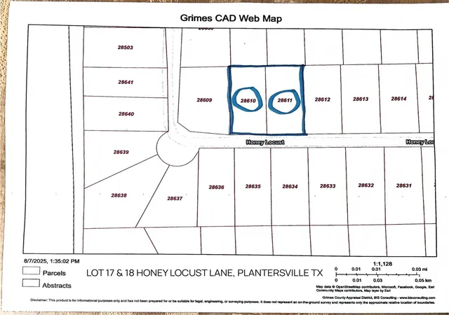 Photo 1 of Land for sale at Lot 17 & 18 Honeylocust Ln, Plantersville, TX 77363 | MLS# 69278564 | Listing updated on 2025-08-14