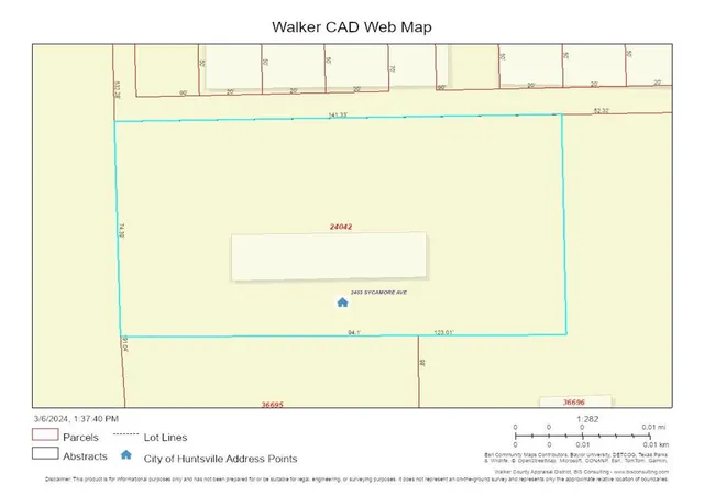 Photo 1 of Land for sale at 2403 Sycamore Ave, Huntsville, TX 77340 | MLS# 59349483 | Listing updated on 2026-08-04