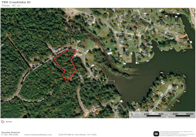 Photo 2 of Land for sale at Tbd Creeklake Dr, Onalaska, TX 77360 | MLS# 6910053 | Listing updated on 2026-09-18