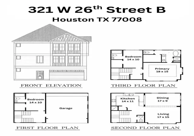 Homes for sale in Houston, TX | 321 W 26th St #B, Houston, TX 77008 | MLS# 75694149