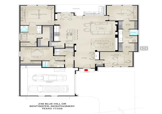 Photo 3 of Single family home for sale at 248 Blue Hl Dr, Montgomery, TX 77356 | MLS# 11191606 | Listing updated on 2026-07-25