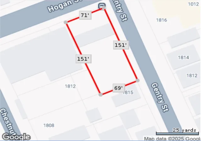 Photo 3 of Land for sale at 1823 Gentry St, Houston, TX 77009 | MLS# 57794081 | Listing updated on 2026-01-26